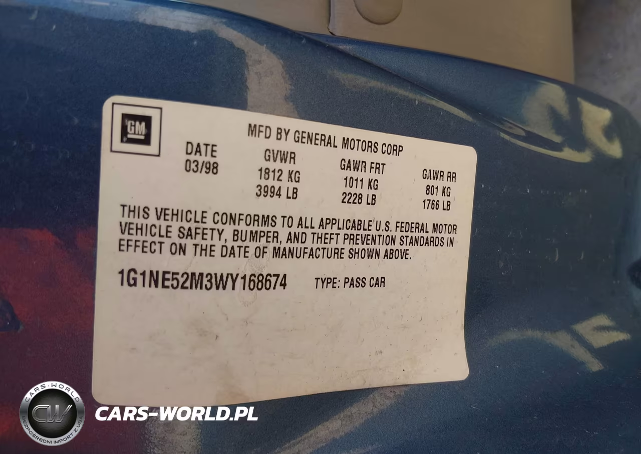 1998 Chevrolet Malibu Ls VIN:1G1NE52M3WY168674 - 5
