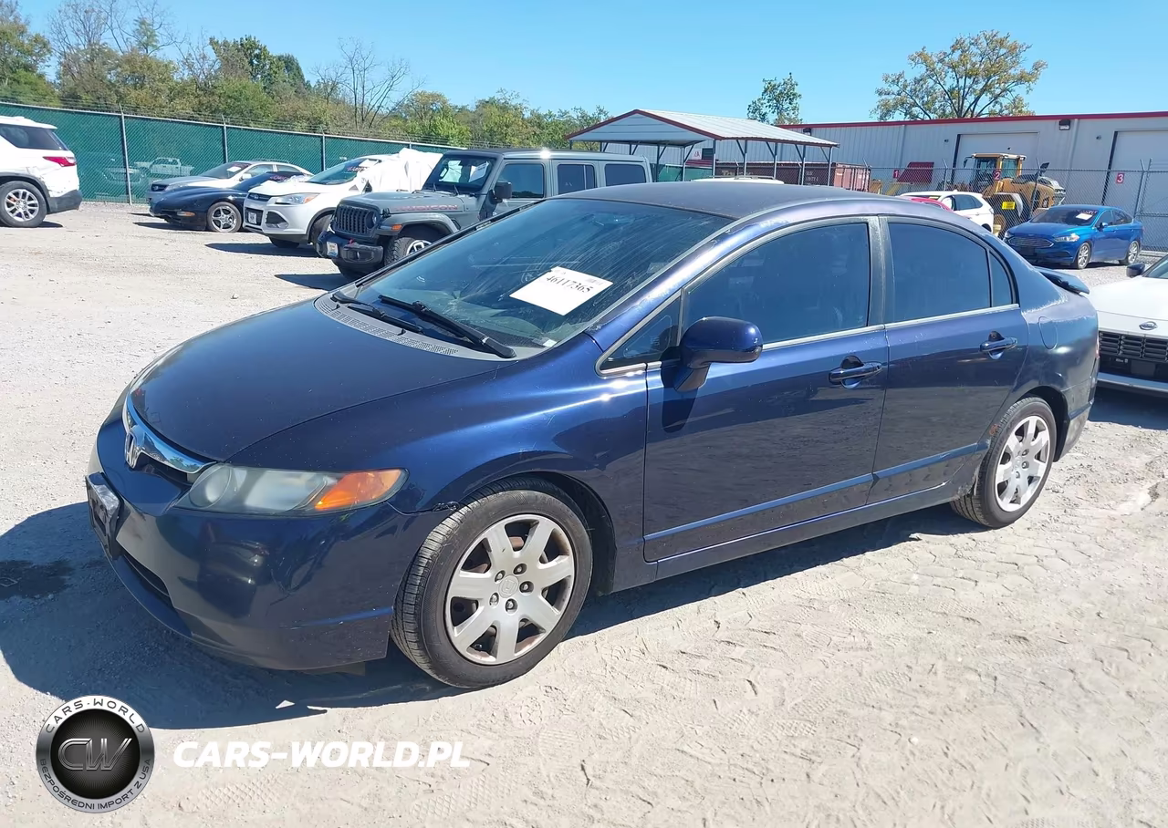 2008 Honda Civic Lx VIN:2HGFA16578H523394 - 2