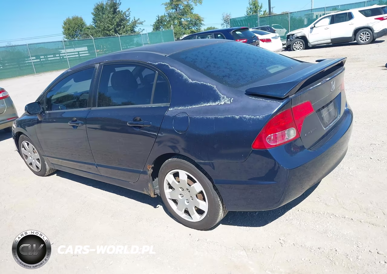 2008 Honda Civic Lx VIN:2HGFA16578H523394 - 3