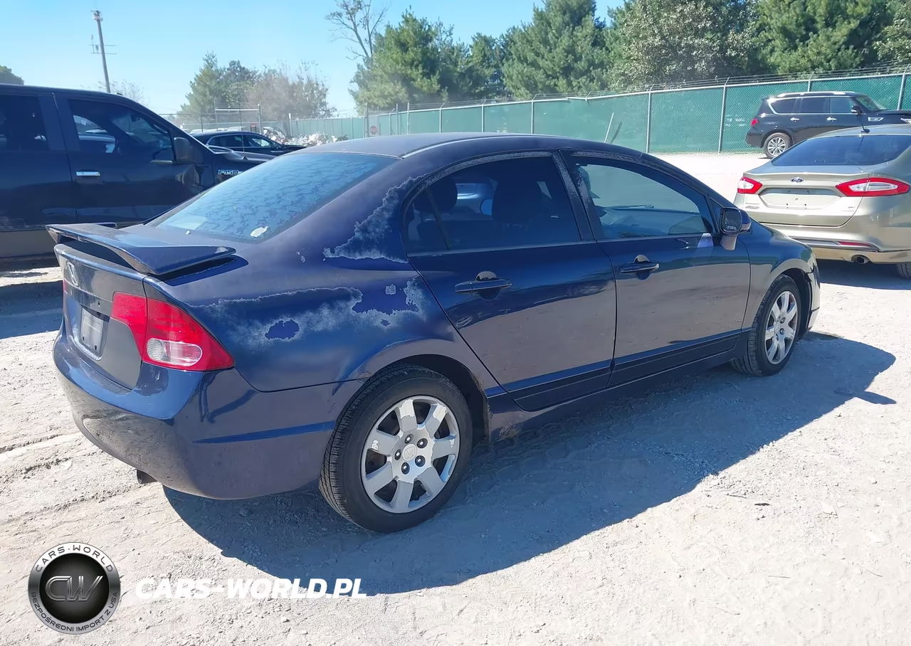 2008 Honda Civic Lx VIN:2HGFA16578H523394 - 4