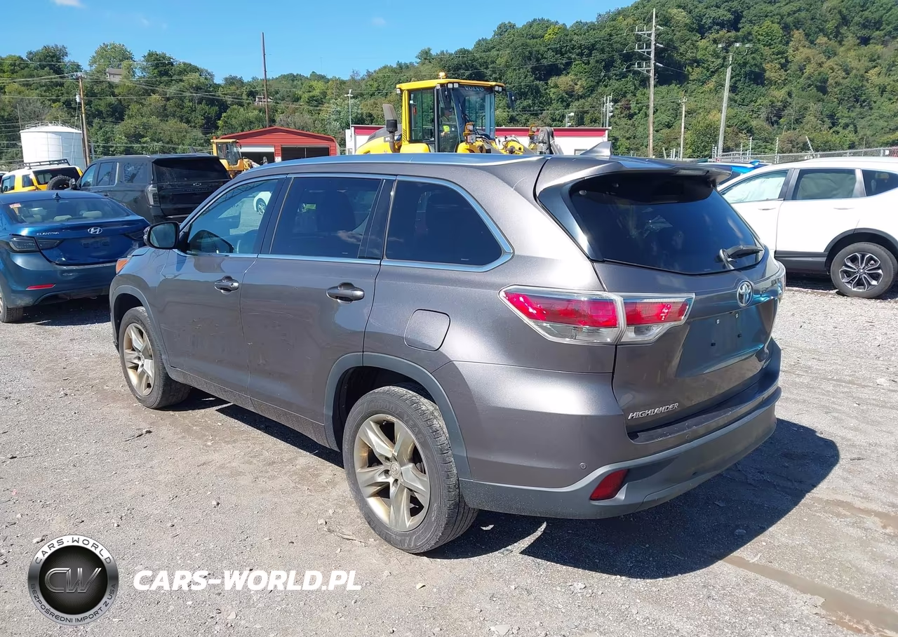 2014 Toyota Highlander Limited V6 VIN:5TDYKRFH2ES020334 - 3