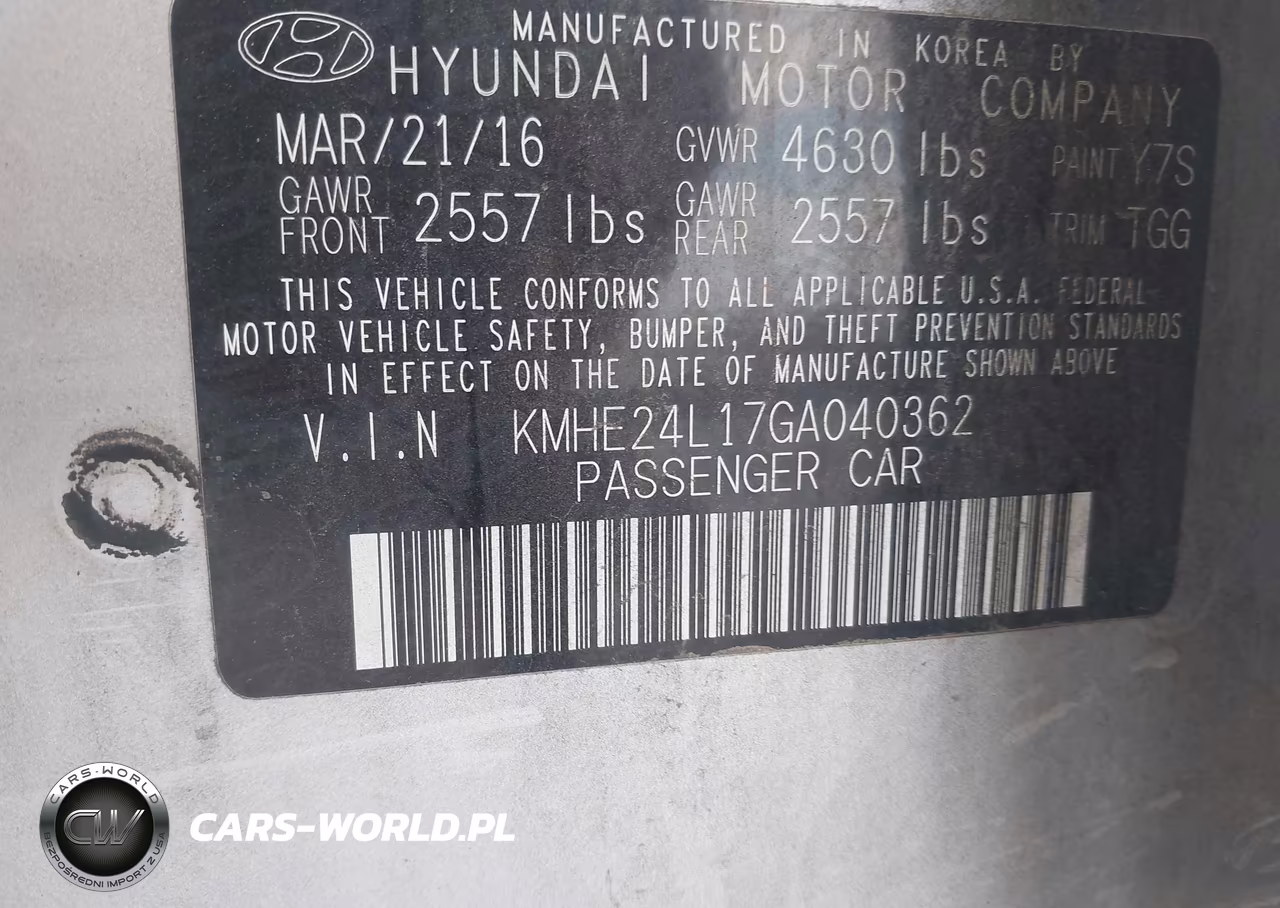 2016 Hyundai Sonata Hybrid Se VIN:KMHE24L17GA040362 - 9