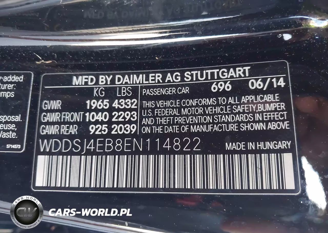 2014 Mercedes-Benz Cla 250 VIN:WDDSJ4EB8EN114822 - 9