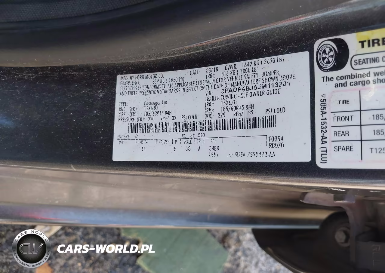 2018 Ford Fiesta Se VIN:3FADP4BJ5JM113201 - 9