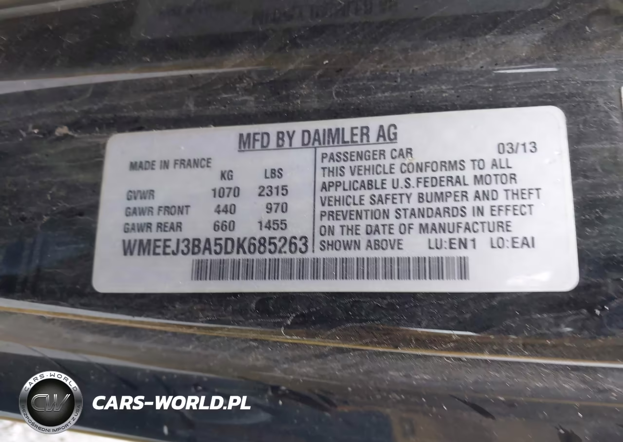2013 Smart Fortwo Passion VIN:WMEEJ3BA5DK685263 - 9