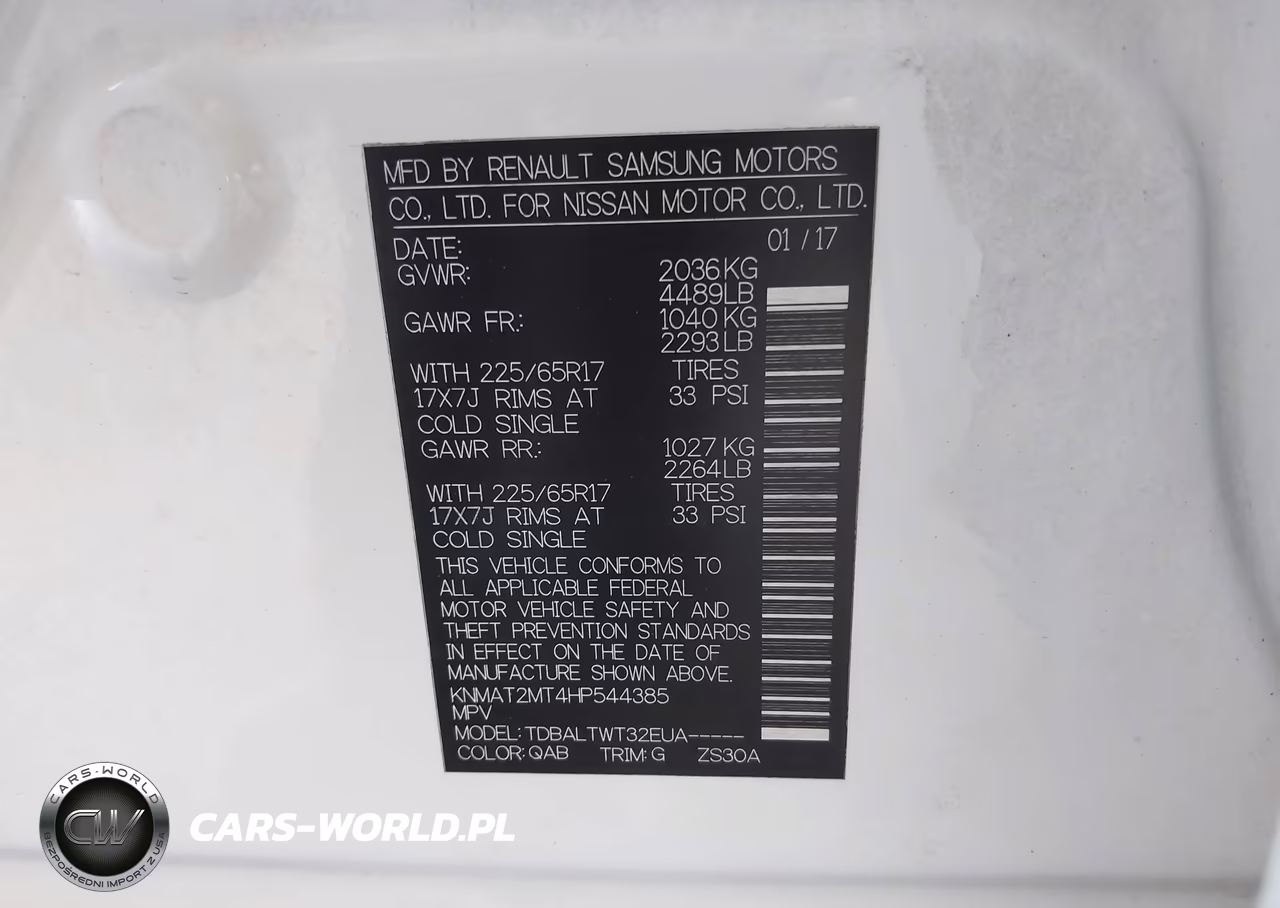 2017 Nissan Rogue Sv VIN:KNMAT2MT4HP544385 - 9