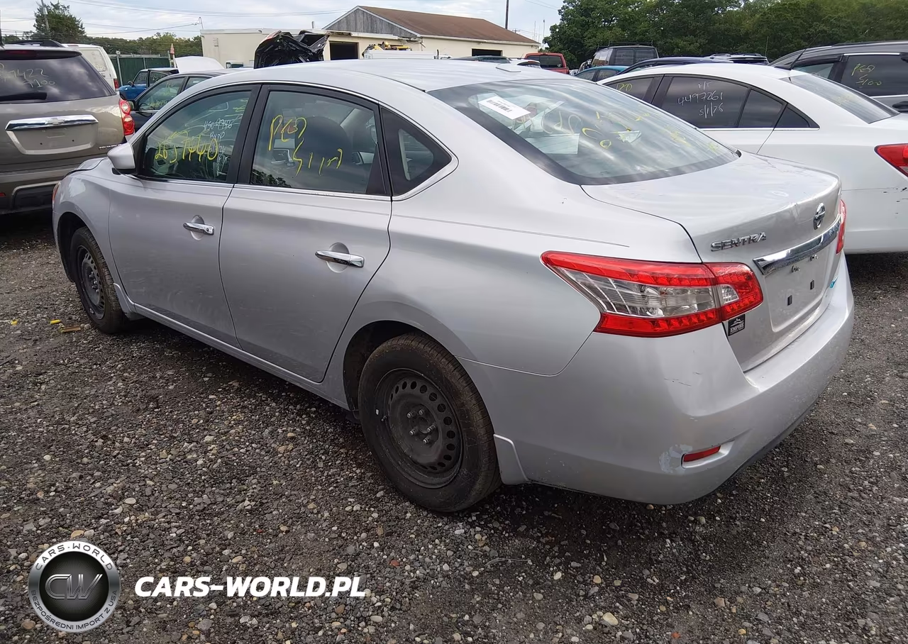 2014 Nissan Sentra Sv VIN:3N1AB7AP9EY274445 - 3