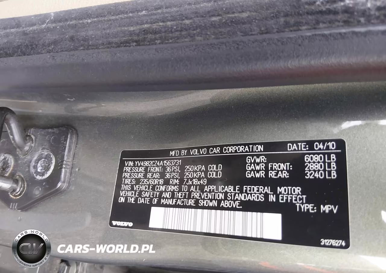 2010 Volvo Xc90 3.2 VIN:YV4982CZ4A1563731 - 9