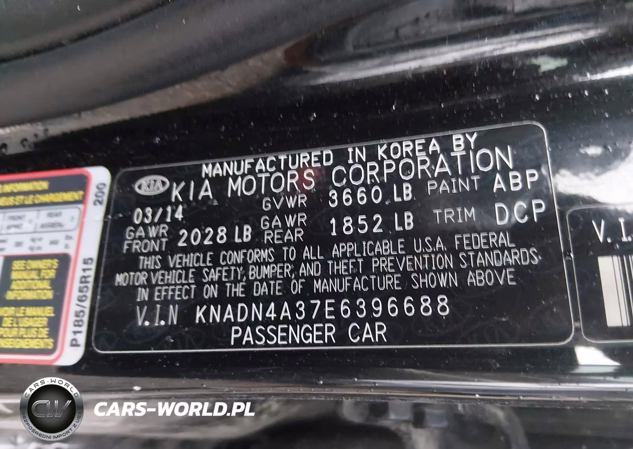 2014 Kia Rio Ex VIN:KNADN4A37E6396688 - 9