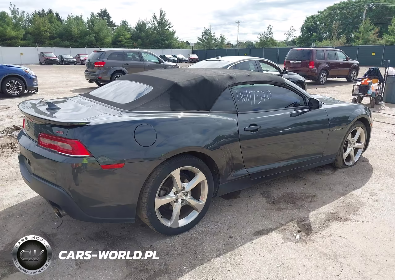 2014 Chevrolet Camaro 1Lt VIN:2G1FB3D38E9316391 - 4