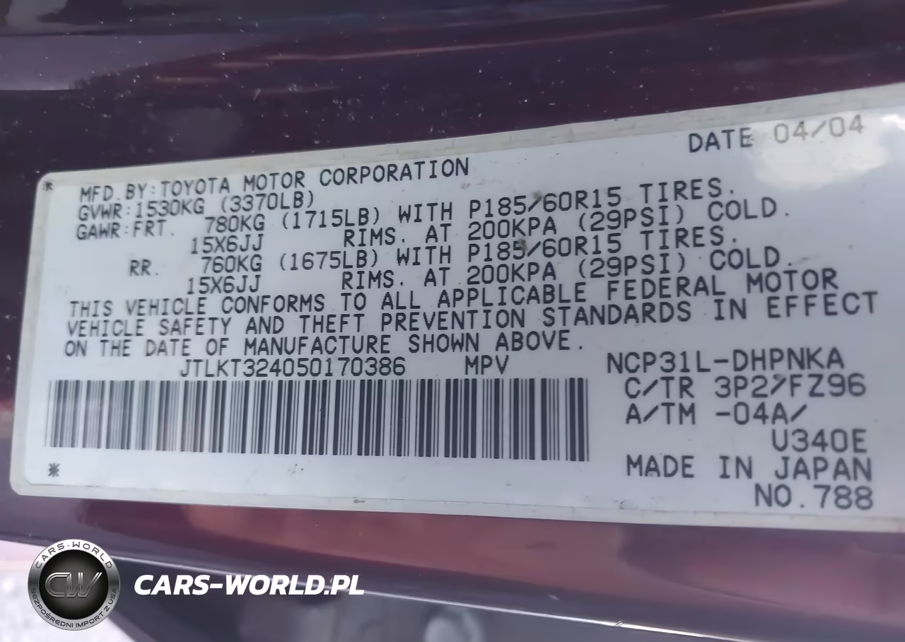 2005 Scion Xb VIN:JTLKT324050170386 - 9