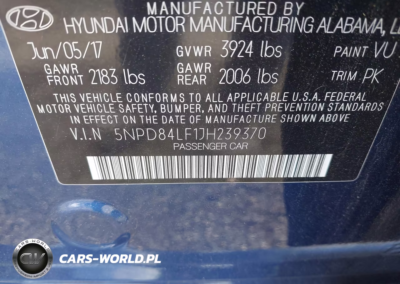 2018 Hyundai Elantra Sel VIN:5NPD84LF1JH239370 - 9