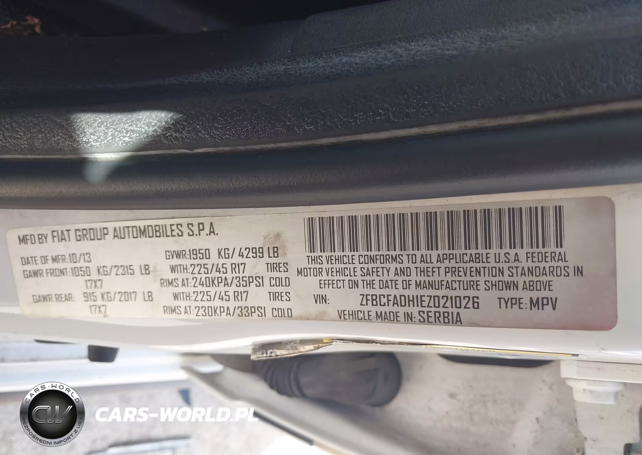 2014 Fiat 500L Trekking VIN:ZFBCFADH1EZ021026 - 9