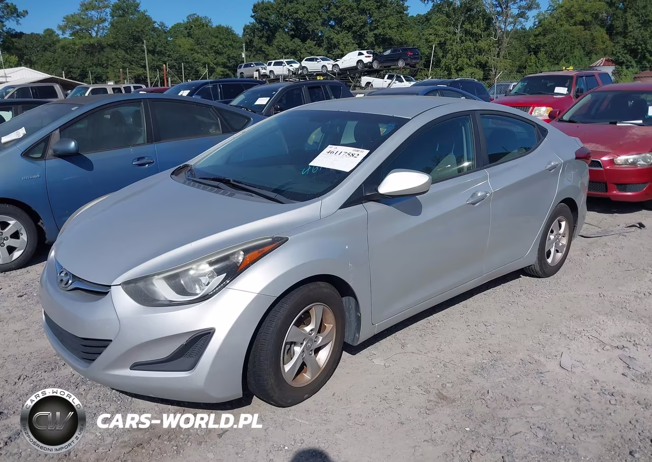 2015 Hyundai Elantra Se VIN:5NPDH4AE6FH580958 - 2