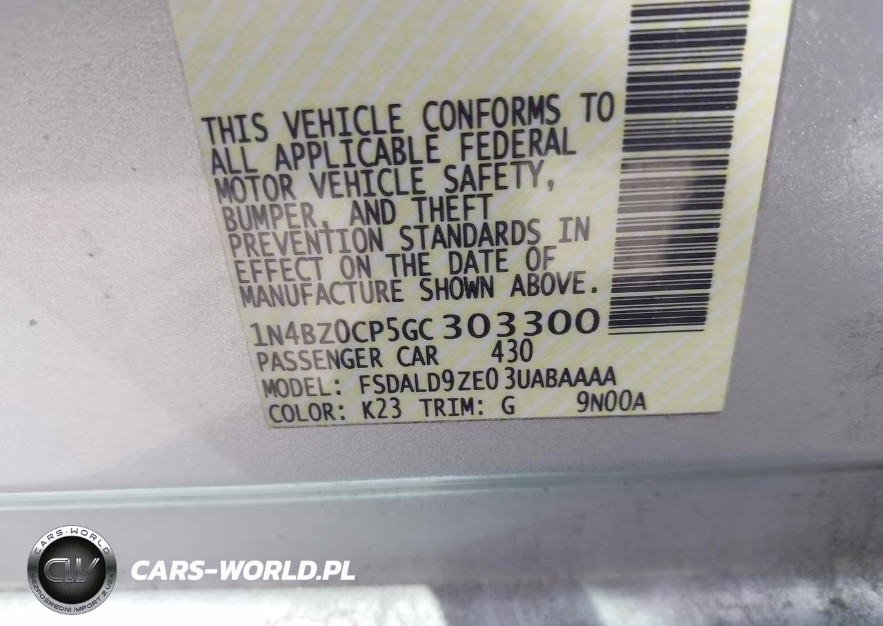 2016 Nissan Leaf Sv VIN:1N4BZ0CP5GC303300 - 9