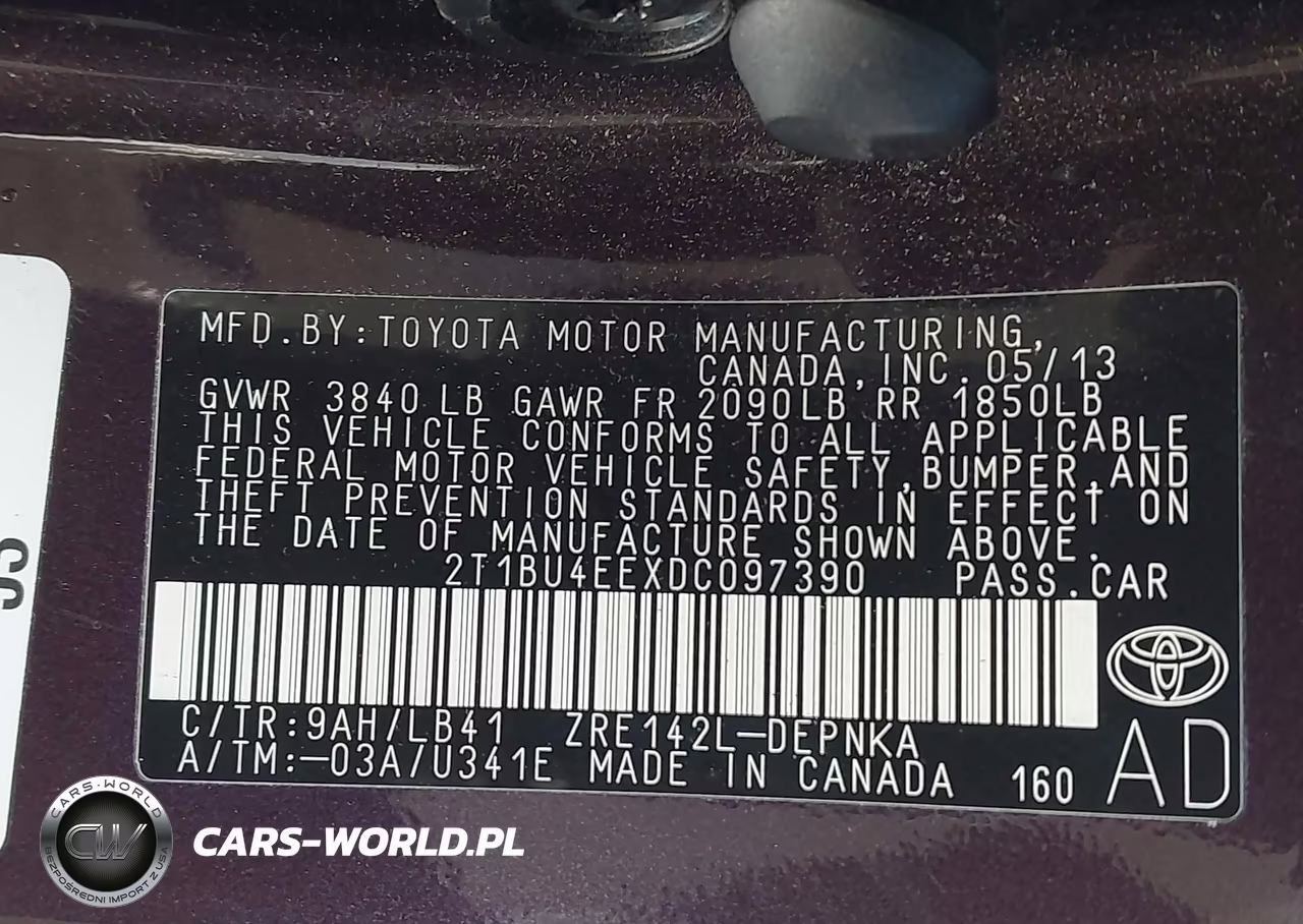 2013 Toyota Corolla Le Special Edition VIN:2T1BU4EEXDC097390 - 9