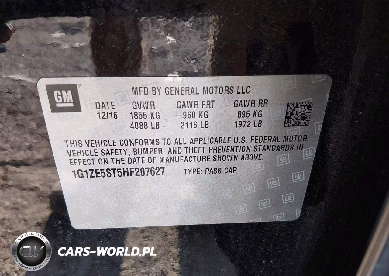 2017 Chevrolet Malibu 1Lt VIN:1G1ZE5ST5HF207627 - 9