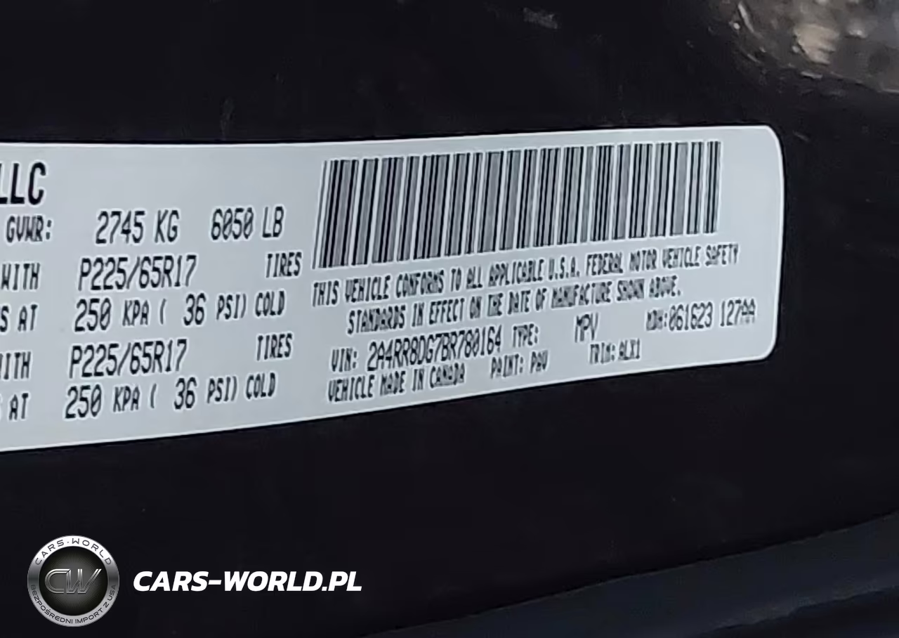 2011 Chrysler Town & Country Touring-L VIN:2A4RR8DG7BR780164 - 9