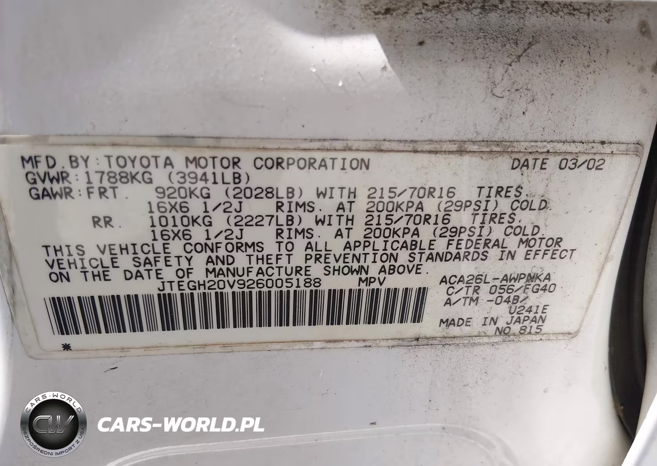 2002 Toyota Rav4 VIN:JTEGH20V926005188 - 9