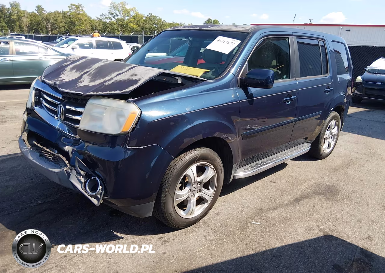 2012 Honda Pilot Ex-L VIN:5FNYF3H5XCB022225 - 2