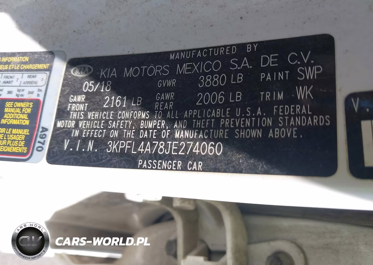2018 Kia Forte Lx VIN:3KPFL4A78JE274060 - 9