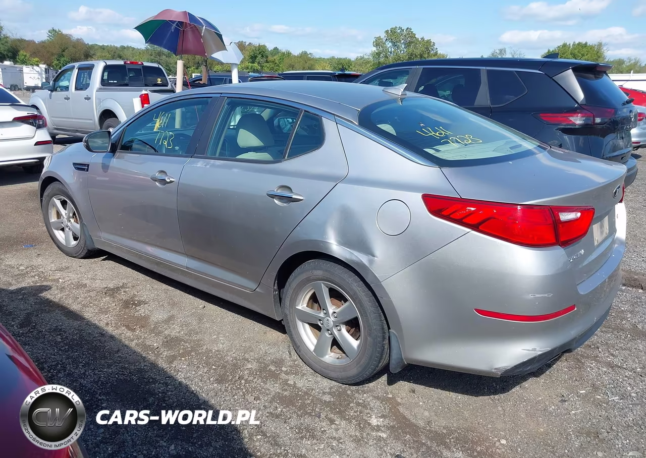 2014 Kia Optima Lx VIN:5XXGM4A74EG285474 - 3
