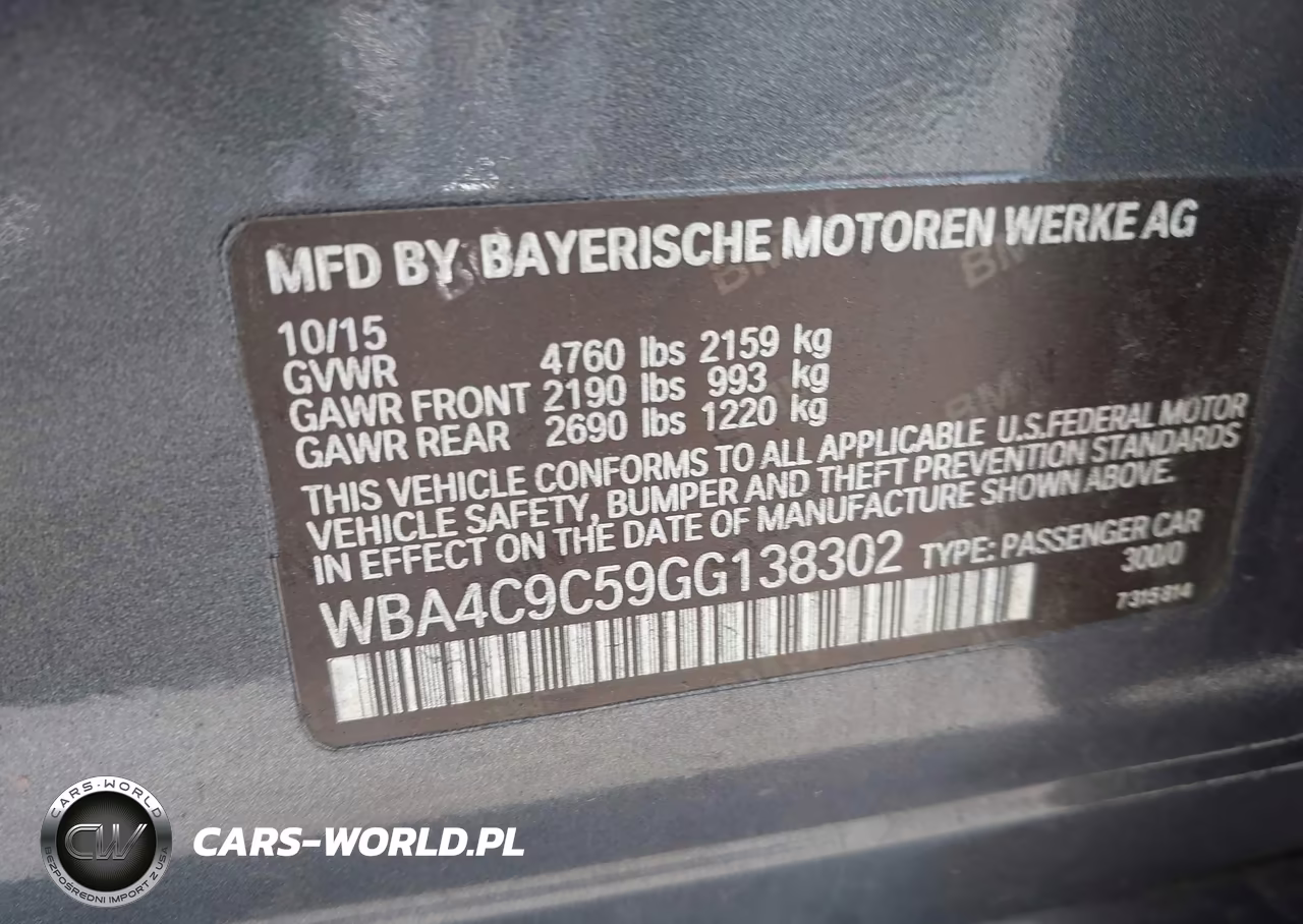 2016 BMW 428I Gran Coupe xDrive VIN:WBA4C9C59GG138302 - 9