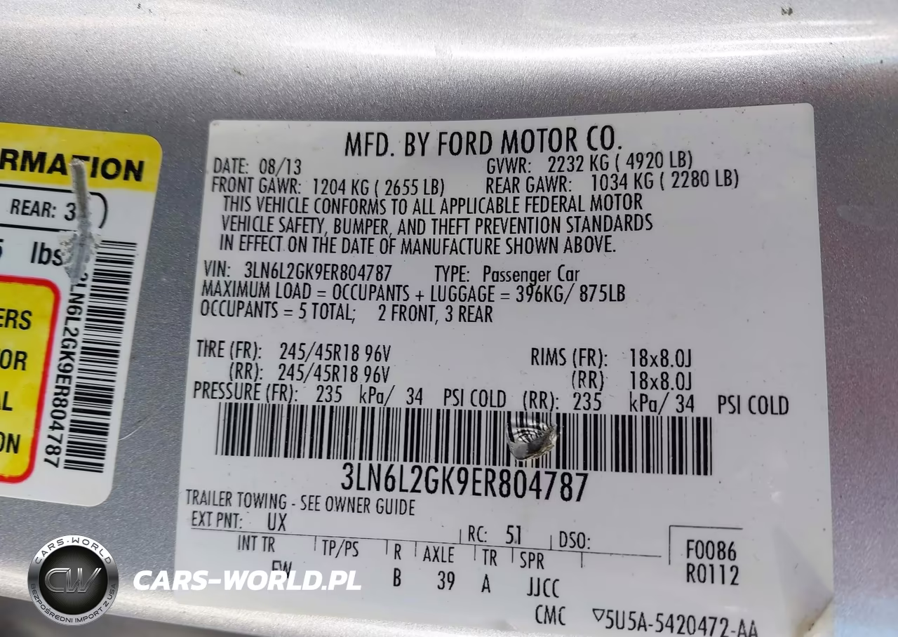2014 Lincoln Mkz VIN:3LN6L2GK9ER804787 - 9