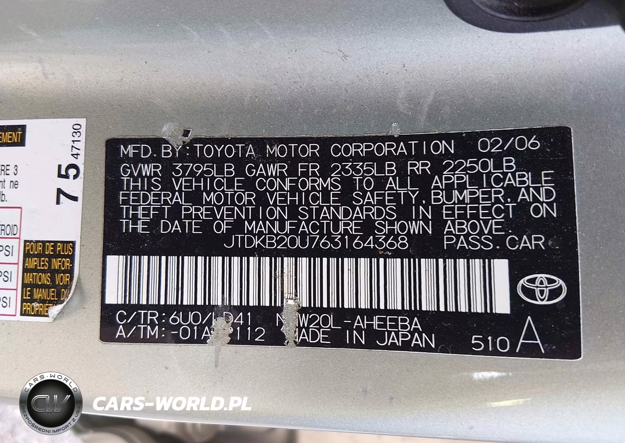 2006 Toyota Prius VIN:JTDKB20U763164368 - 9