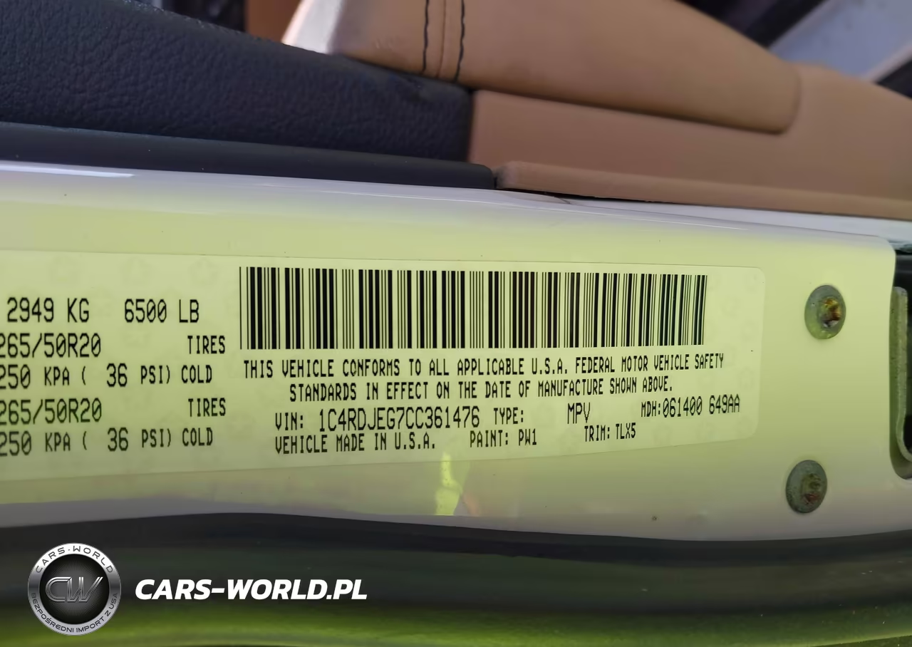 2012 Dodge Durango Citadel VIN:1C4RDJEG7CC361476 - 9