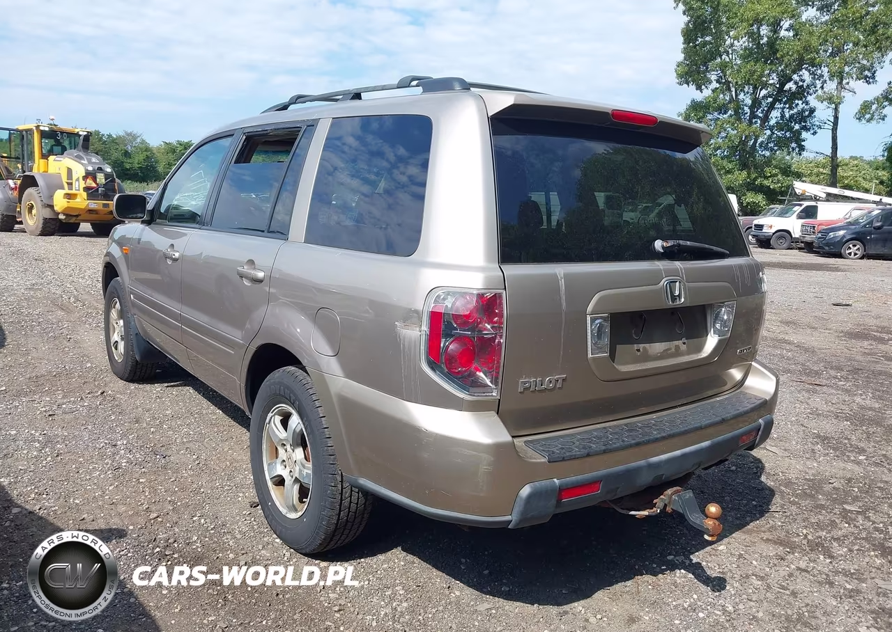 2007 Honda Pilot Ex-L VIN:5FNYF18537B024909 - 3