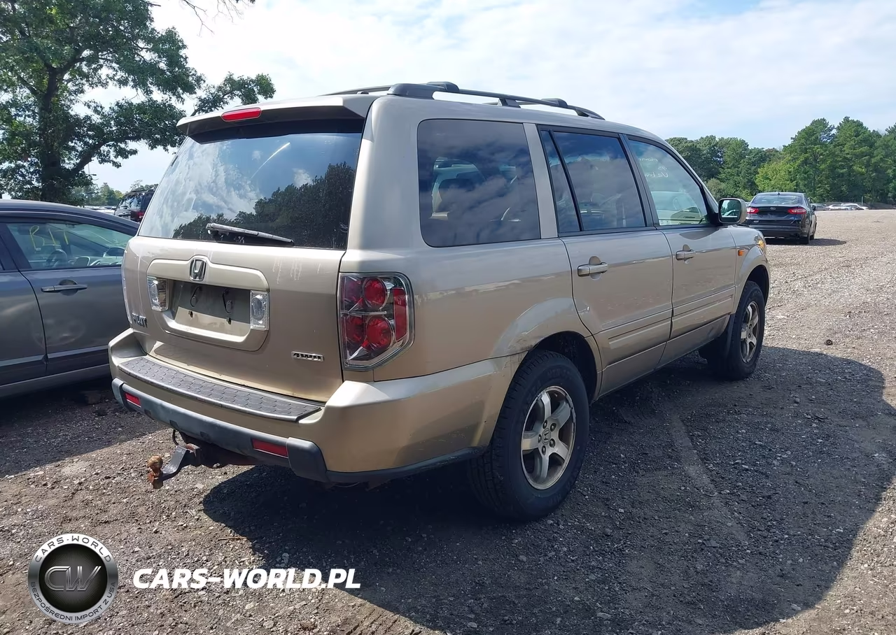2007 Honda Pilot Ex-L VIN:5FNYF18537B024909 - 4