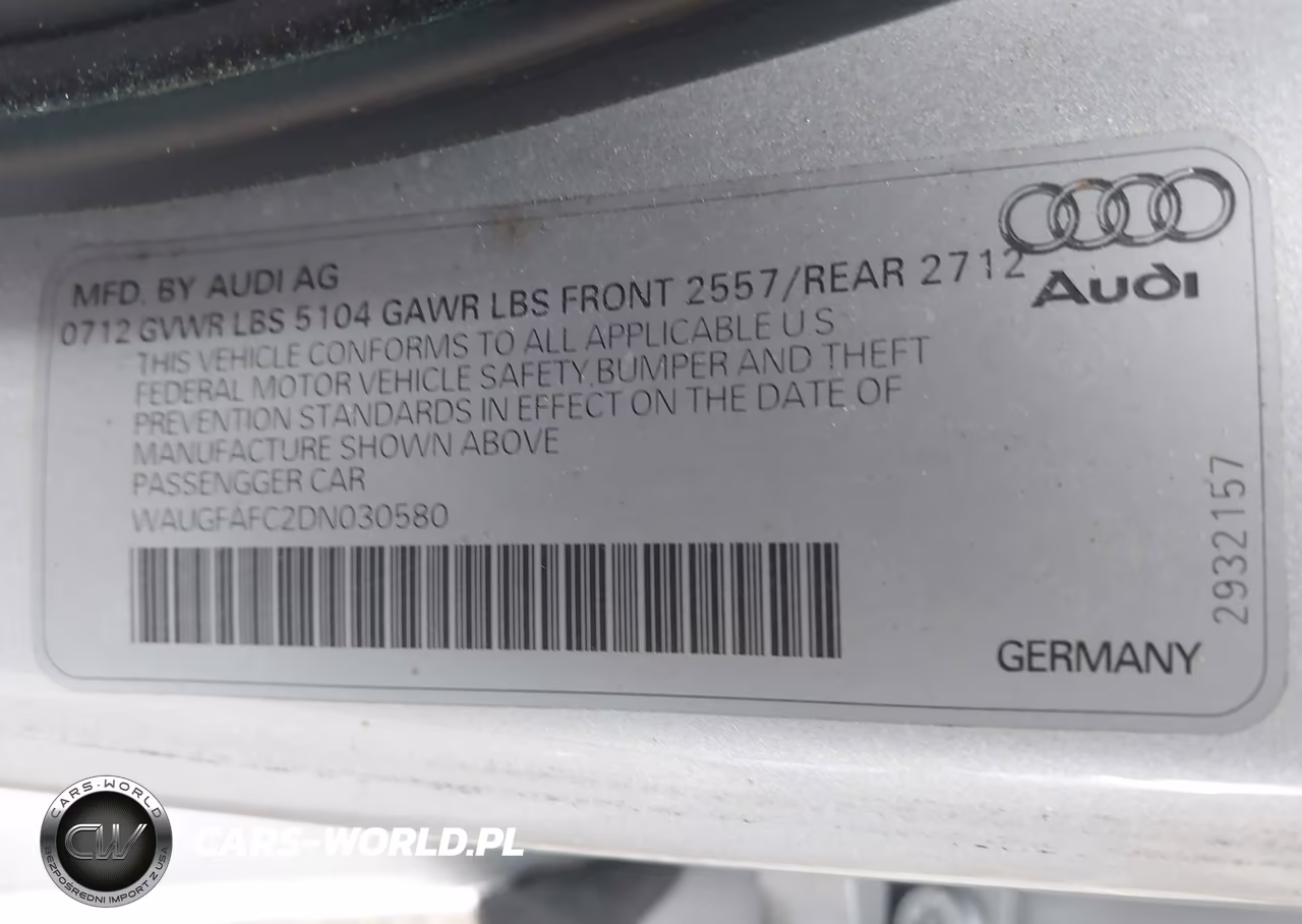 2013 Audi A6 2.0T Premium VIN:WAUGFAFC2DN030580 - 9