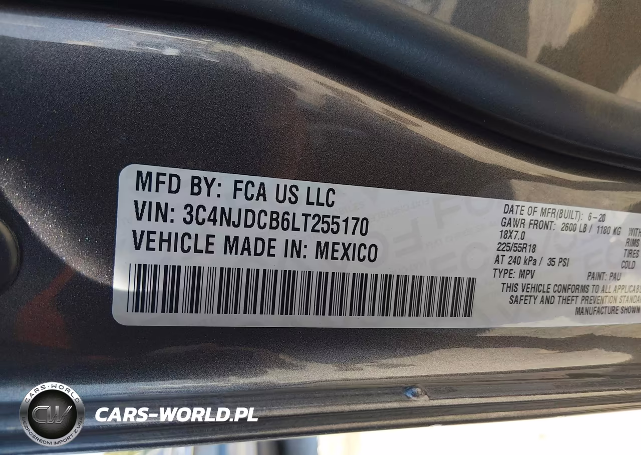 2020 Jeep Compass Limited 4X4 VIN:3C4NJDCB6LT255170 - 8