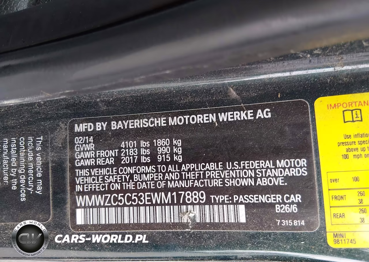2014 Mini Countryman Cooper S VIN:WMWZC5C53EWM17889 - 9