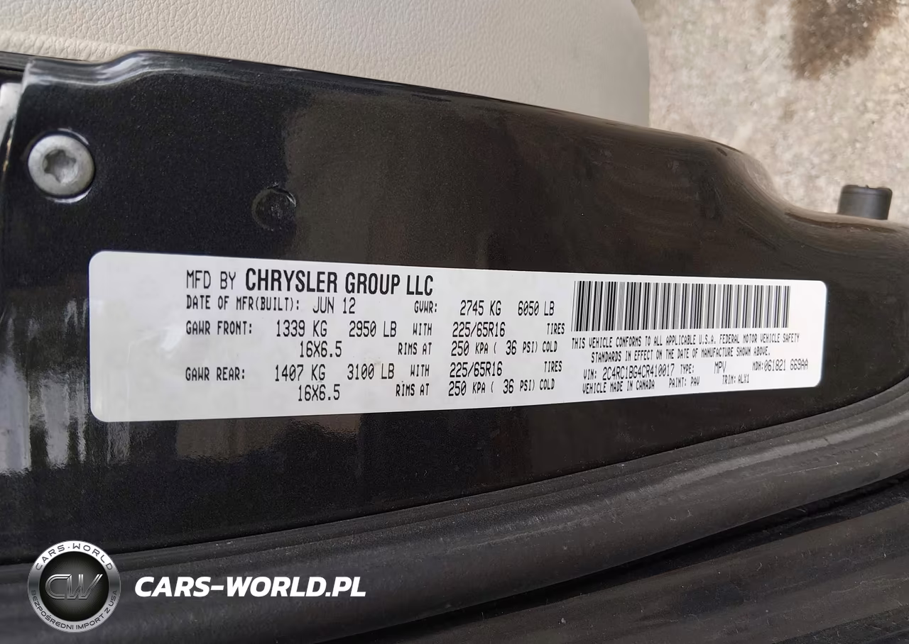 2012 Chrysler Town & Country Touring VIN:2C4RC1BG4CR410017 - 9