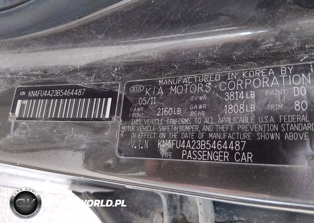 2011 Kia Forte Ex VIN:KNAFU4A23B5464487 - 9