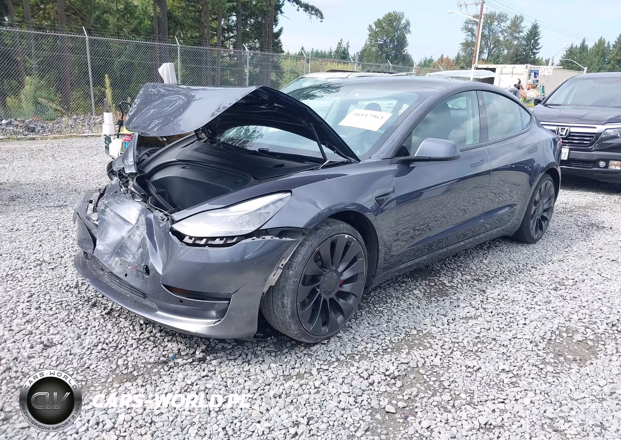 2021 Tesla Model 3 Performance Dual Motor All-Wheel Drive VIN:5YJ3E1EC1MF926051 - 2