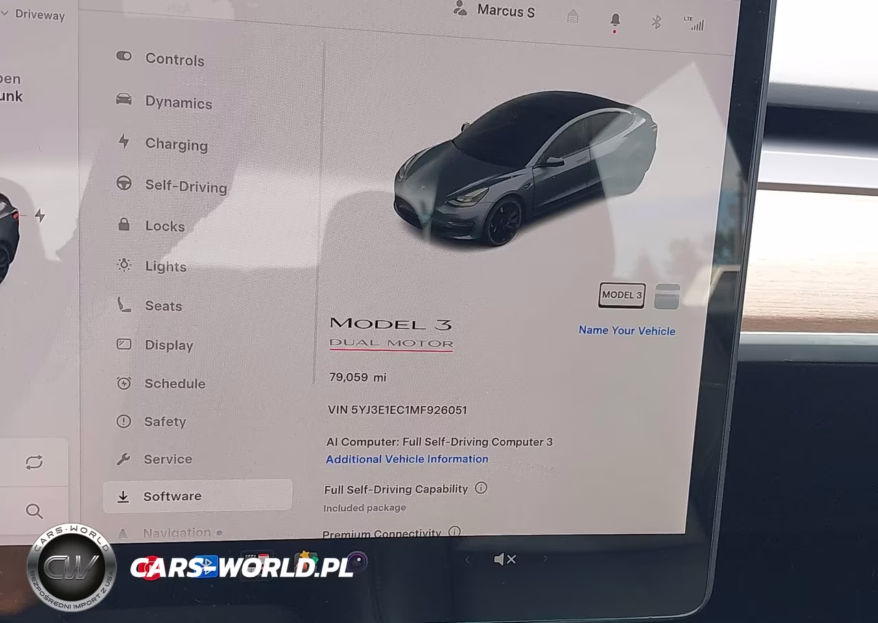 2021 Tesla Model 3 Performance Dual Motor All-Wheel Drive VIN:5YJ3E1EC1MF926051 - 7