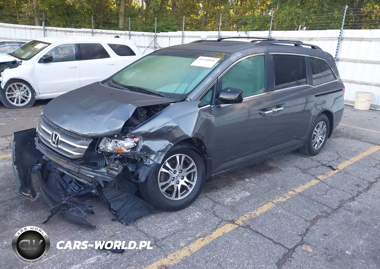 2012 Honda Odyssey Ex-L VIN:5FNRL5H66CB129239 - 2