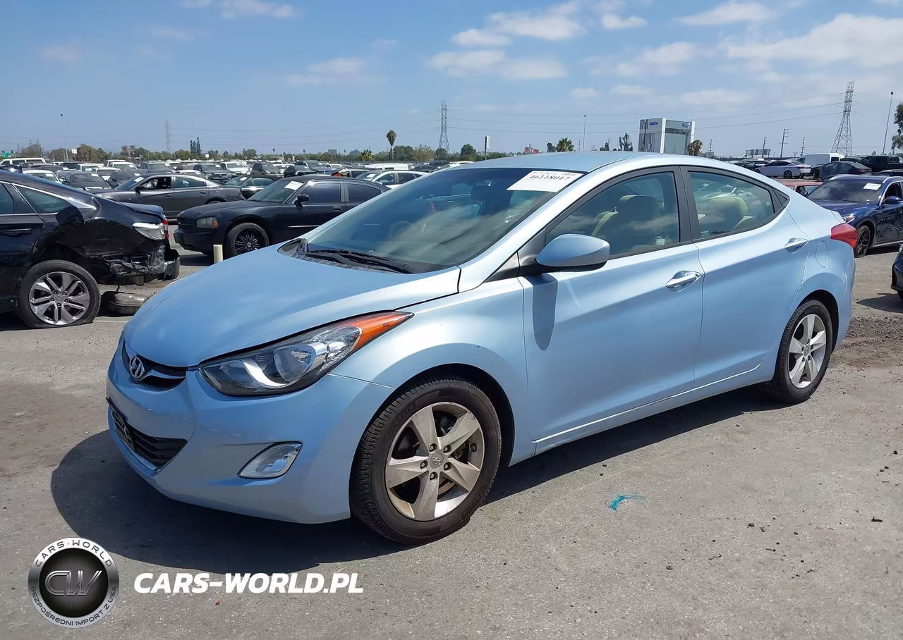 2012 Hyundai Elantra Gls (Ulsan Plant) VIN:KMHDH4AEXCU256361 - 2