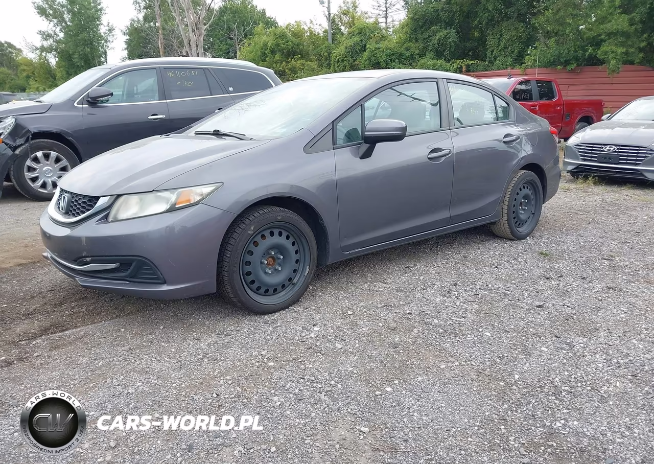 2014 Honda Civic Lx VIN:2HGFB2F57EH544437 - 2