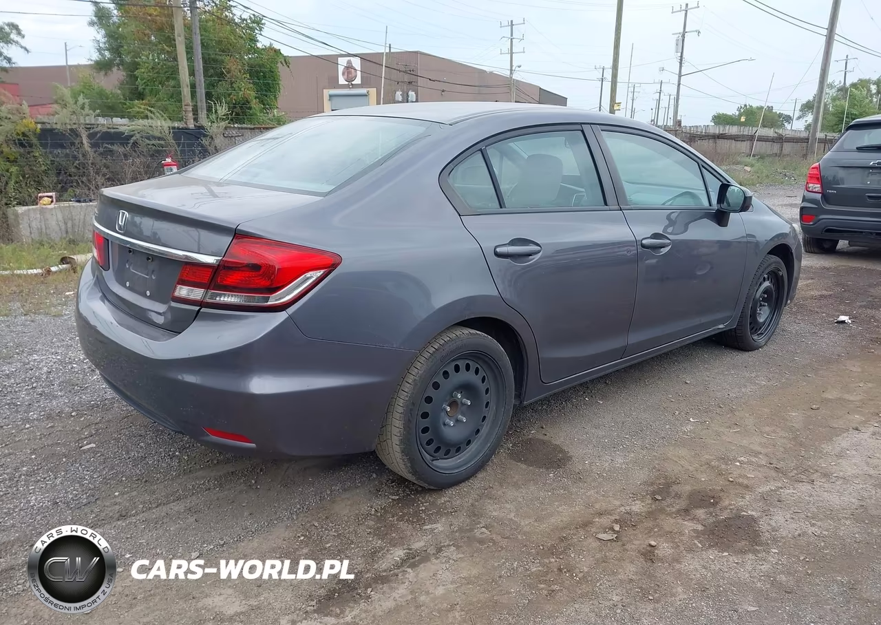 2014 Honda Civic Lx VIN:2HGFB2F57EH544437 - 4
