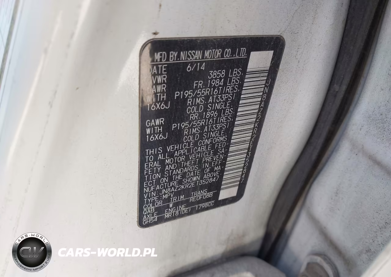2014 Nissan Cube 1.8 Sl VIN:JN8AZ2KR2ET352847 - 9