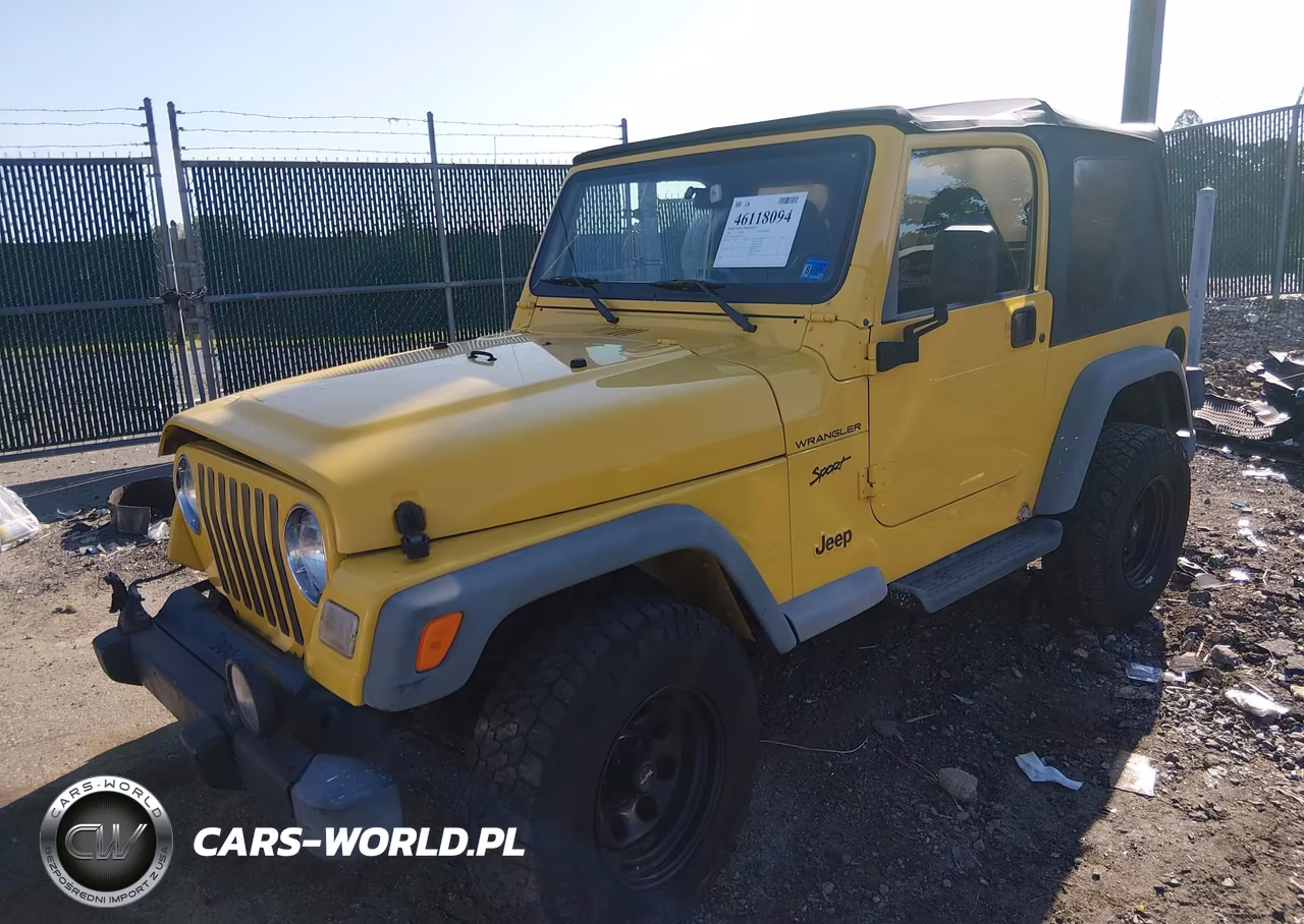 2002 Jeep Wrangler Sport VIN:1J4FA49S42P742148 - 2