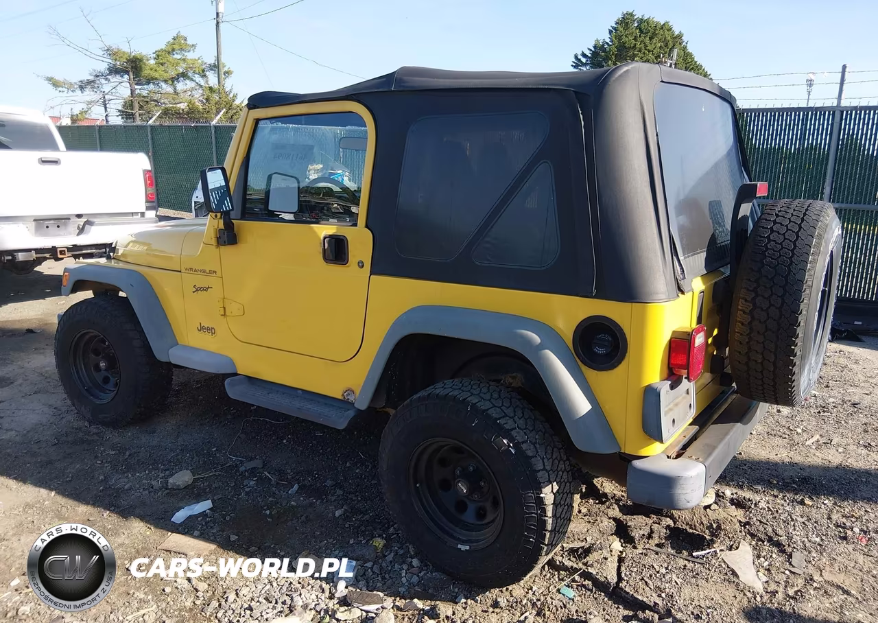 2002 Jeep Wrangler Sport VIN:1J4FA49S42P742148 - 3
