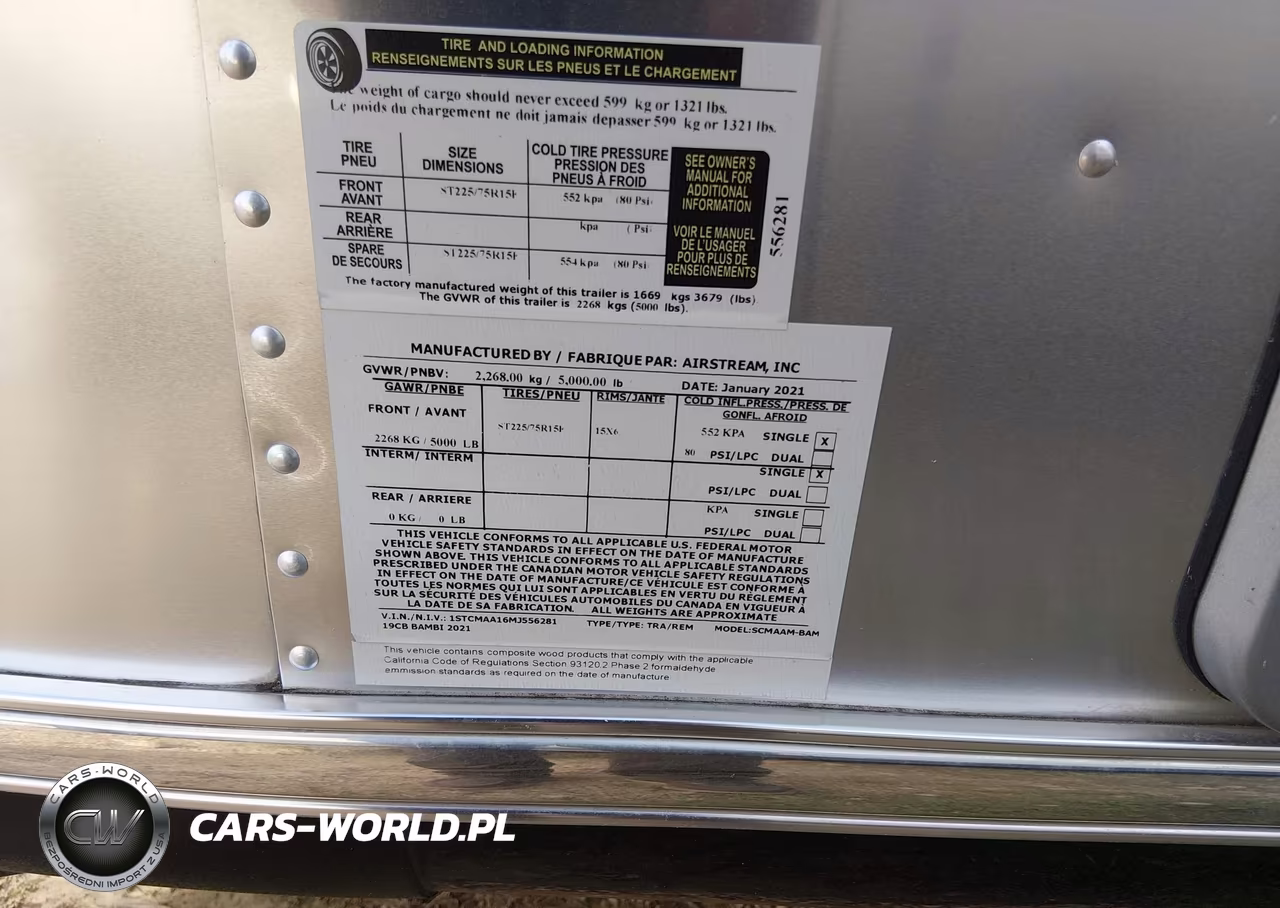 2021 Airstream Other VIN:1STCMAA16MJ556281 - 9