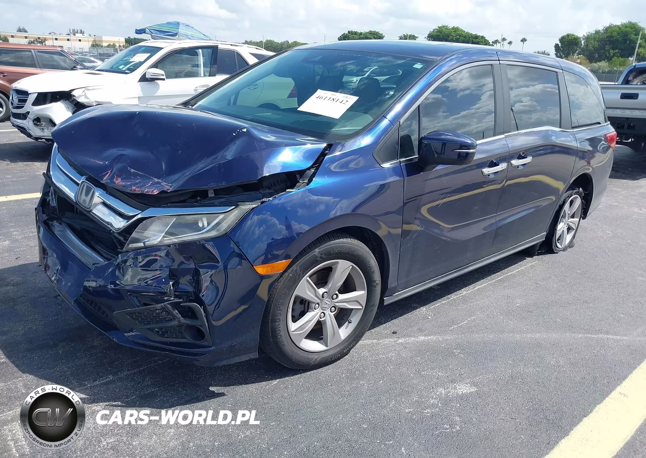 2020 Honda Odyssey Ex-L-Ex-L W-Navi Res VIN:5FNRL6H77LB005219 - 2