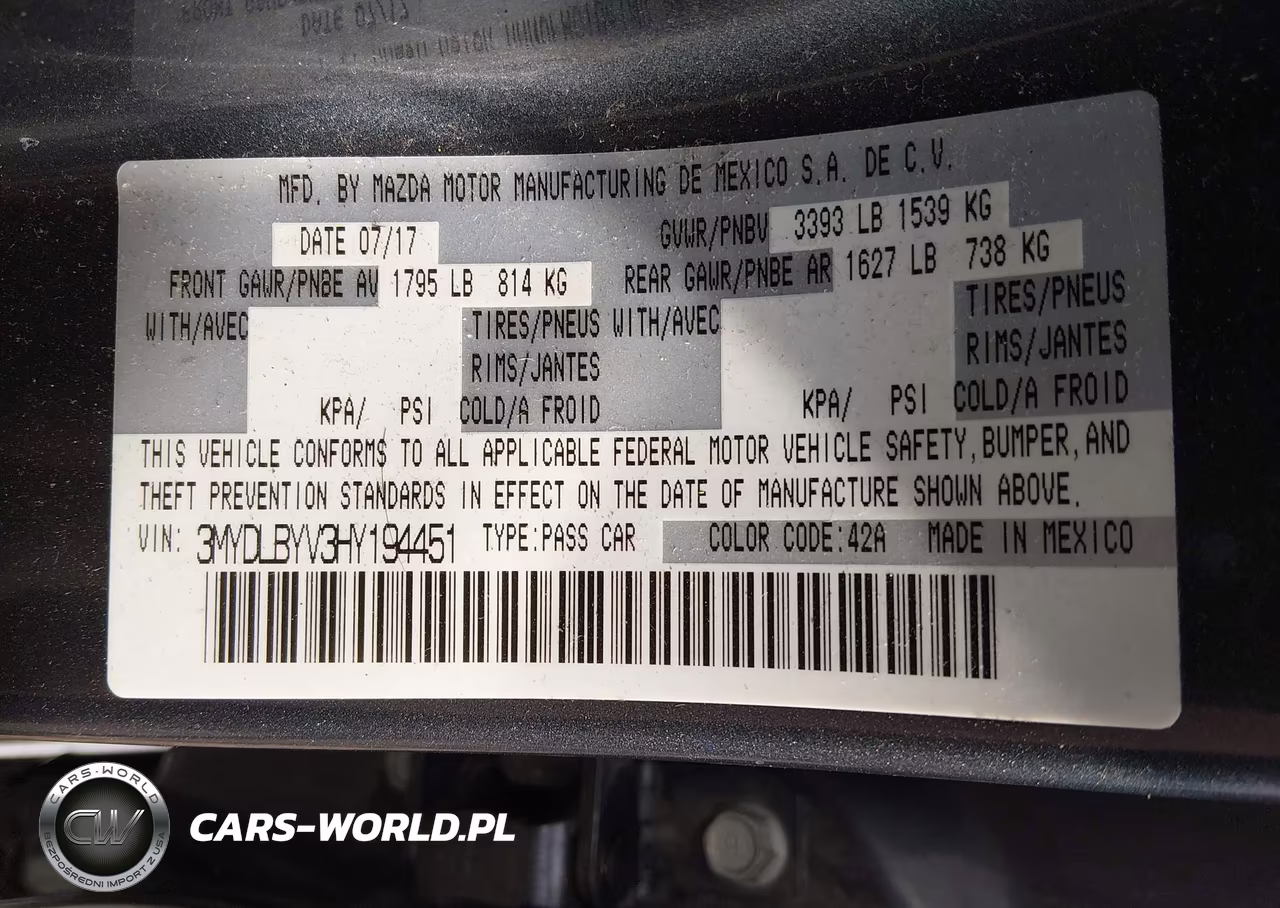 2017 Toyota Yaris Ia VIN:3MYDLBYV3HY194451 - 9