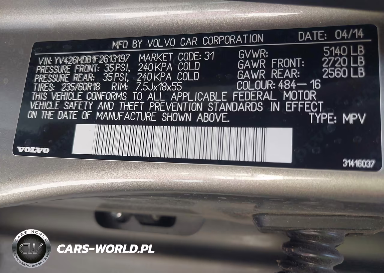 2015 Volvo Xc60 T5 Premier VIN:YV426MDB1F2613197 - 9